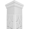 Ekena Millwork Craftsman Classic Square Non-Tapered Kinsman Fretwork Column w/ Prairie Capital & Prairie Base CC1008ENKNSPRPR - alternate 5